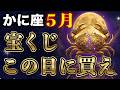 【蟹座】※この動画を再生できた人限定※5月宝くじを買うならこの日しかない【12星座占い】