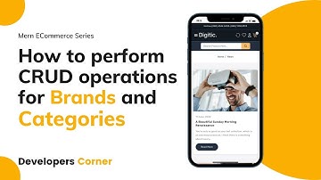 Mern ECommerce: How to create, read, update, delete Brand , Categories | Mern Stack Project