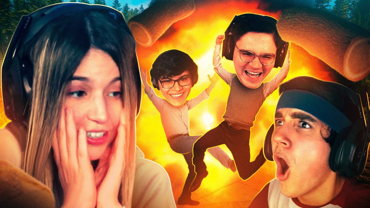 SOBREVIVIENDO EN UNA ISLA DESIERTA CON 3 MENSOS