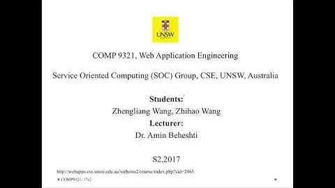 COMP9321 Assignment 2 Demo