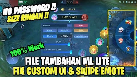 Data Fix Custom Ui + Swipe Emote Terbaru | Data Tambahan Custom ui Terbaru Patch Project Next
