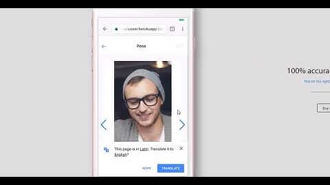 Swipe Test at browser stack Chrome iPhone6s