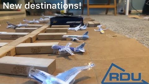 New destinations! RDU airport update #9 November 2025 update 1