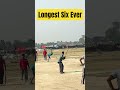 Longest Six in Cricket History #cricketshorts #viralcricketshorts #viral #shorts #fyp #bome