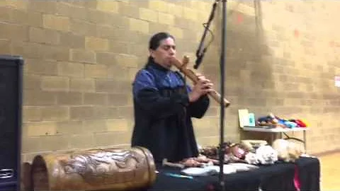 Native American flute by Ramiro R. Duarte