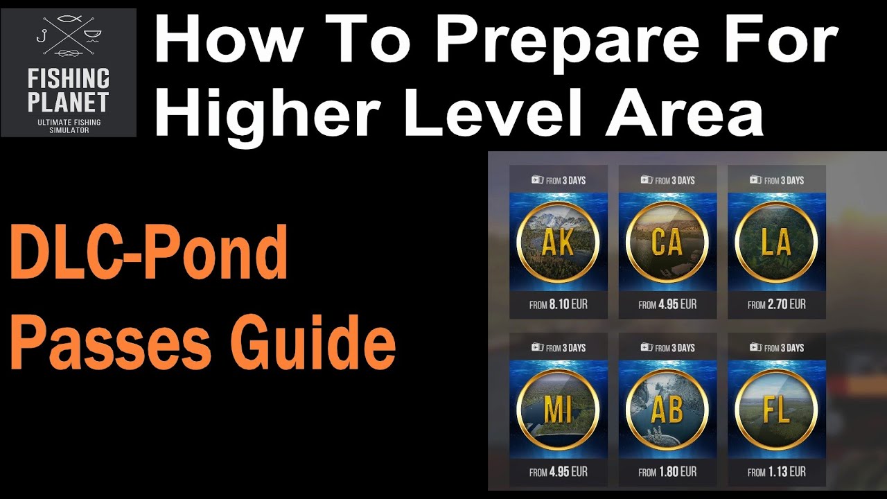 Fishing How To Prepare For Higher Level Area , DLCPond Passes