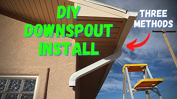 DIY Downspout Installation Made EASY - 3 Simple Methods!