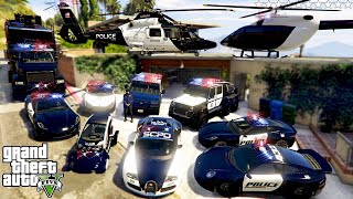 GTA 5 - Stealing *RARE* POLICE CARS With Franklin | (Real Life Cars #127)