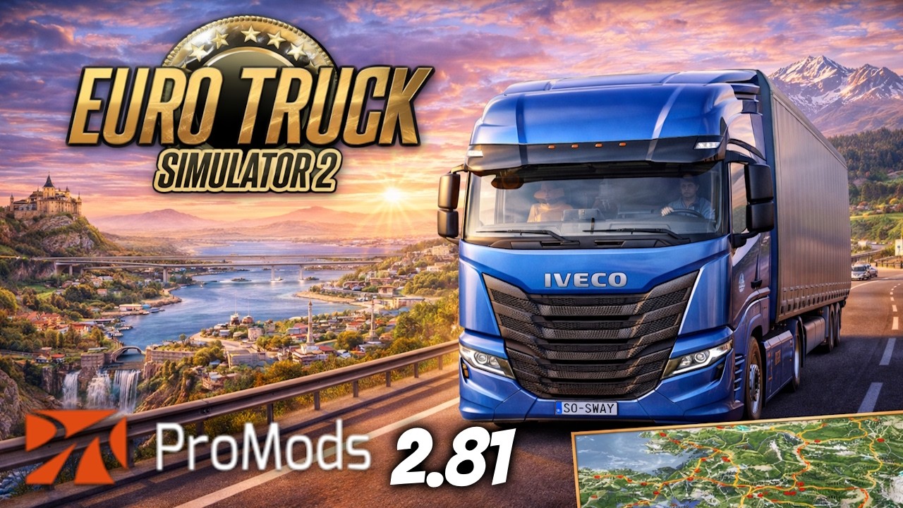 PROMODS 2.81 w ETS2 1.58 PL TESTUJE NOWĄ WERSJĘ