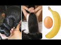 How To Grow Shiny And Silky Hair Faster With Egg & Banana !The challenge of super fast hair growth!
