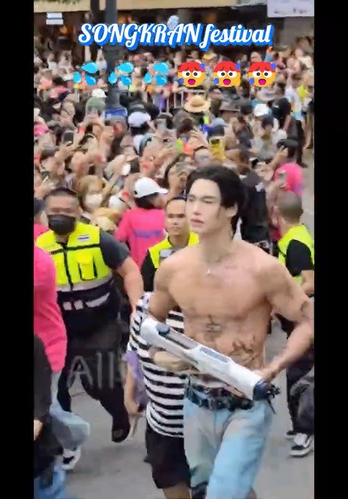 Win Metawin's body 🥵🥵🥵 -  SONGKRAN festival Thailand  #winmetawin #shorts #songkranfestival