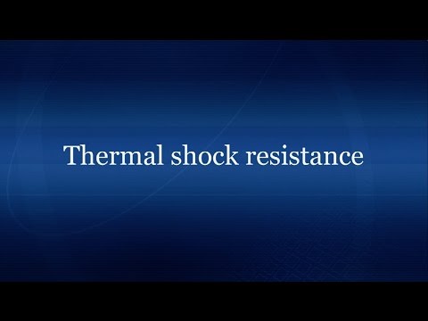 Fine Ceramics Characteristics Video: Thermal shock resistance