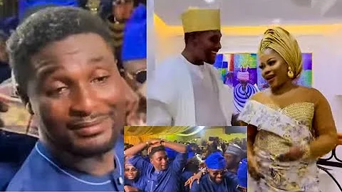 Adeniyi Johnson In Tears As Actor Femi Adebayo Did This To Seyi Edun At Their Twins Naming Ceremony