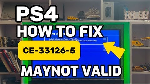 How To Fix PS4 Error CE-33126-5 Cannot Continue Broadcasting Text Or the Settings