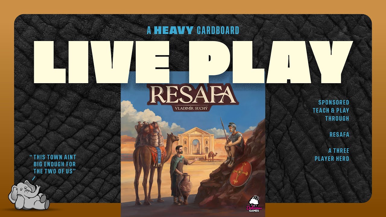 Resafa - 3p Teaching & Play-through by Heavy Cardboard