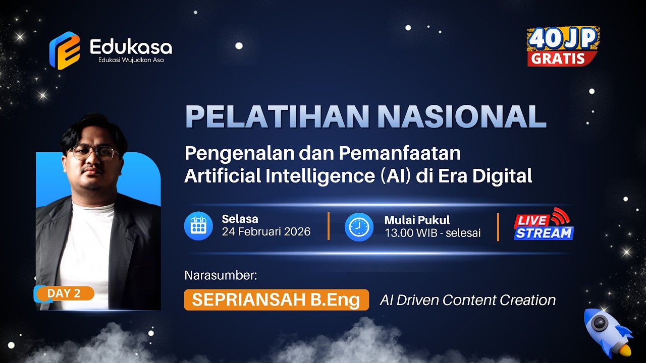 DAY 2 DIKNAS: Pengenalan dan Pemanfaatan Artificial Intelligence (AI) di Era Digital