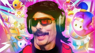 DrDisrespect Loses HIMSELF while PLAYING FALL GUYS