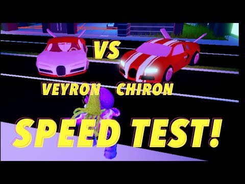 Bugatti Veyron Vs Chiron Speed Test Roblox Jailbreak Youtube - roblox jailbreak torpedo vs bugatti