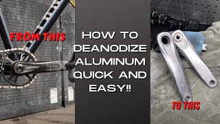 Deanodizing Aluminum Bike Parts! Fast and Easy!