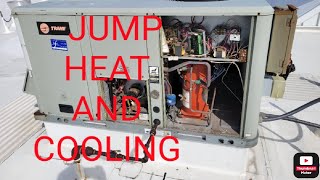 Famous HVACR- How to Jump A Trane Unit Heat/Cooling (YSC092A4RHA1HH100..) Profile