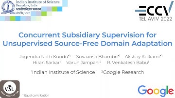 [ECCV 2022] Concurrent Subsidiary Supervision for Unsupervised Source-Free Domain Adaptation