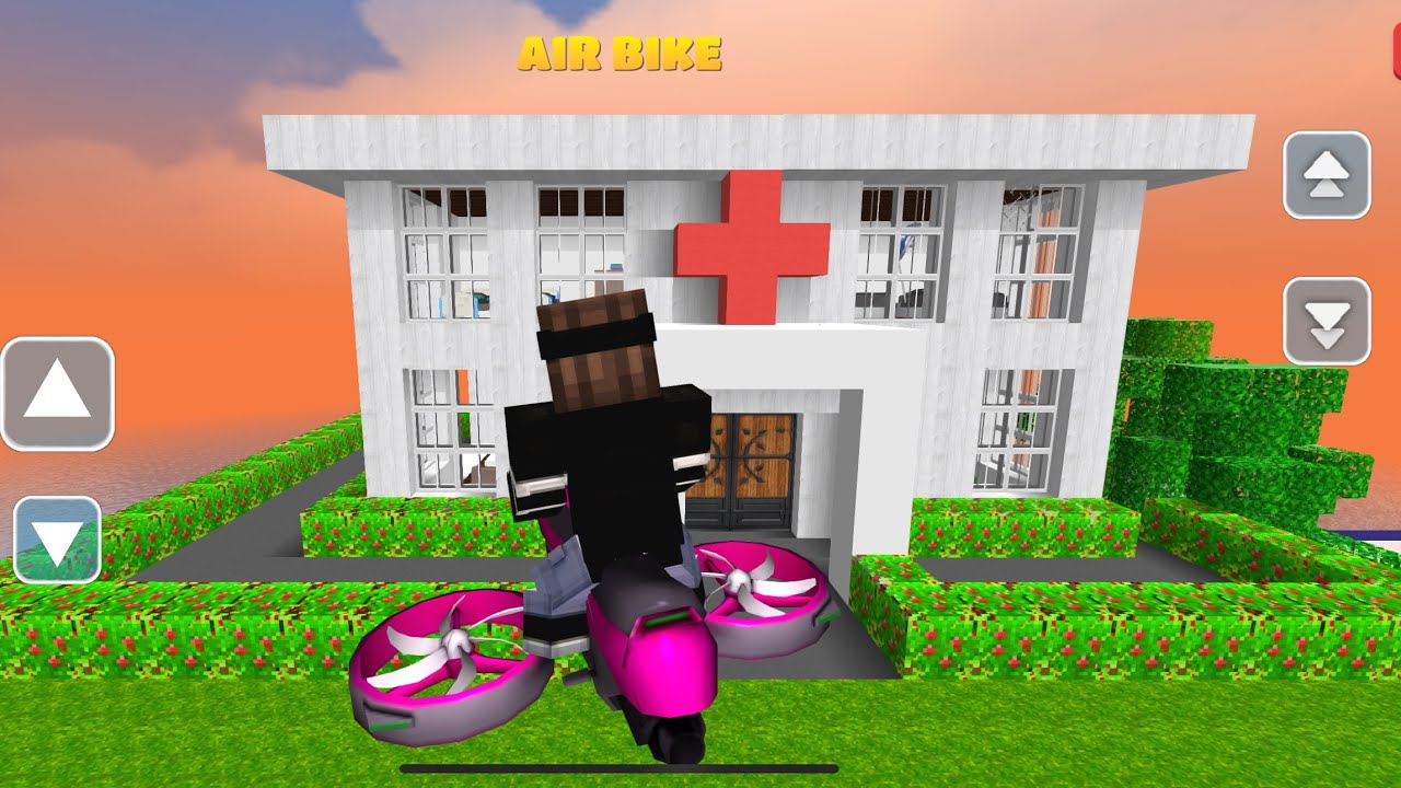 How to make hospital/ clinic in party craft game | tutorial easy and simple