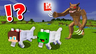 Jj And Mikey Survival As Wolf Challenge In Minecraft Maizen Animation