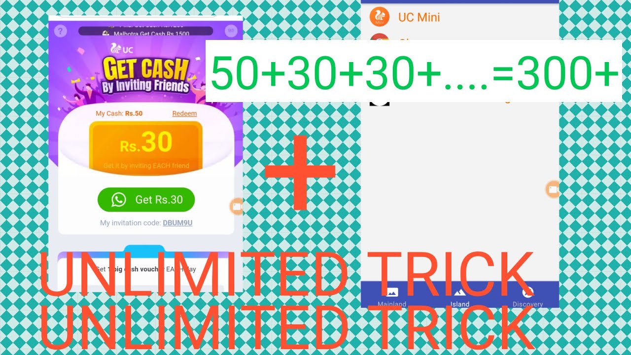 Uc browser unlimited trick .moha loots.