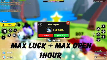 Max Open Luck +16.5 (1HOUR) Divine Colosseum And I Got This..!!! Anime Fighters Simulator