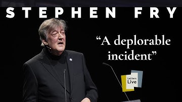 Stephen Fry reads a letter about a deplorable incident at the BBC Proms