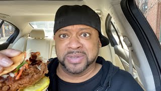 Eating the New Super Official Daym Drops Chicken Sandwich at Haven Hot Chicken!