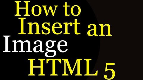 How to Insert an Image into website using HTML 5 Visual Studio Code Tutorial