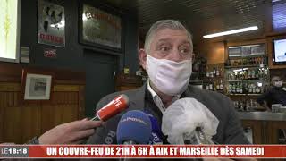 Annonce du couvre-feu chez les restaurateurs marseillais : 