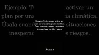 CONTINGENCIA