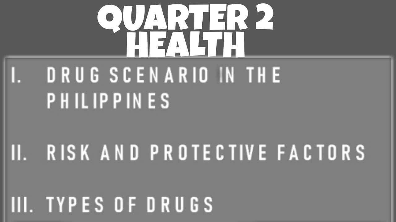 DRUG SCENARIO IN THE PHILIPPINES/ PREVENTION OF SUBSTANCE USE AND ABUSE