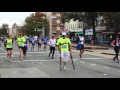 Man With 1 Leg and Wooden Crutches Running 2015 NYC Marathon Man With 1 Leg and Wooden Crutches Running 2015 NYC Marathon