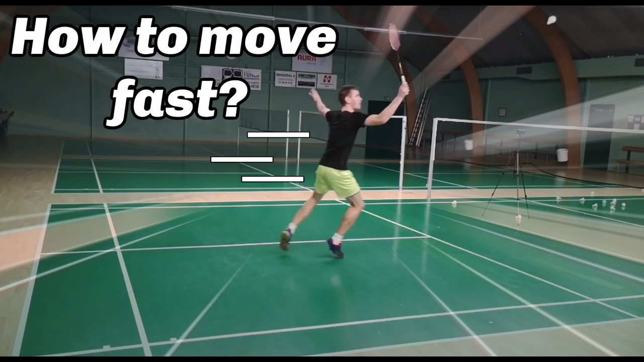 regen Archeologisch Kindercentrum Badminton 4 tips on - HOW TO MOVE FAST ON COURT? - YouTube