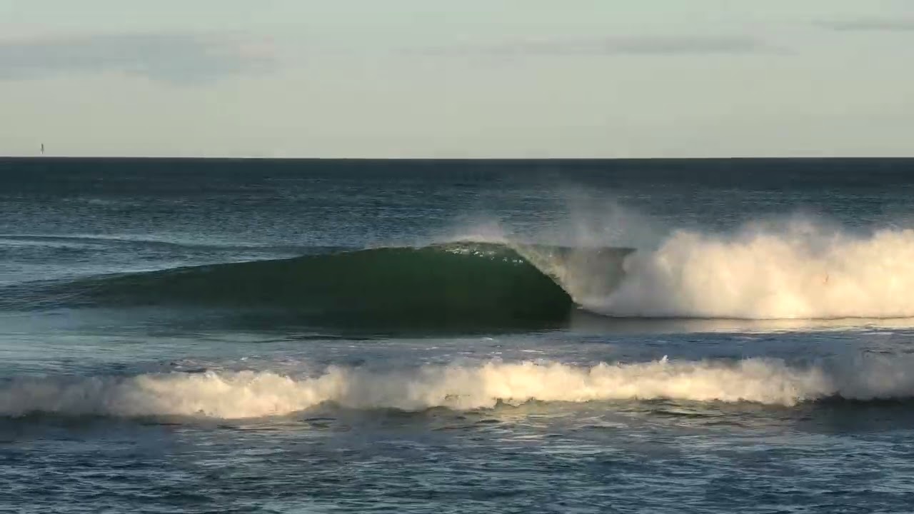 Raw winter surf -Matakana Island