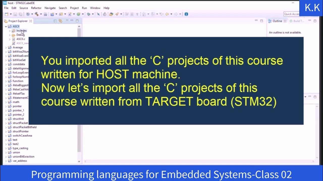 c Programming languages for Embedded Systems - Class 07 - YouTube
