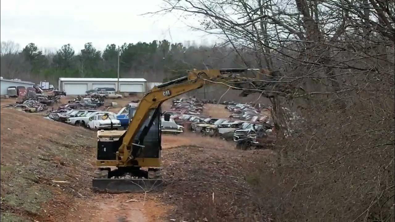 Excavator and the brush monster finishing up at Stephens performance