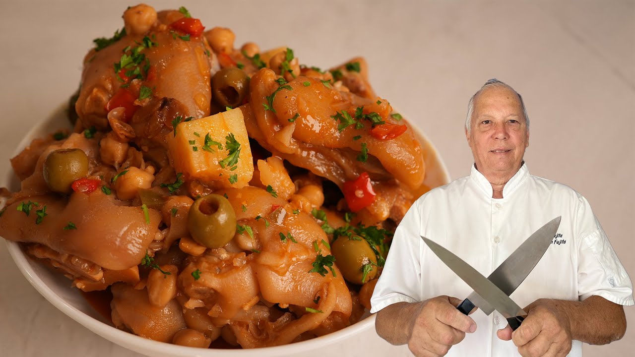 Paticas de Cerdo con Garbanzos