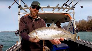 Fast Action Trout and Salmon Fishing on Lake Superior