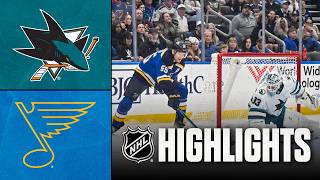 Sharks Vs. Blues Nhl Highlights March 26, 2026
