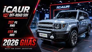 iCaur V27 Off-road SUV Showcased At GIIAS - Full Interior Exterior - 980 Km Range