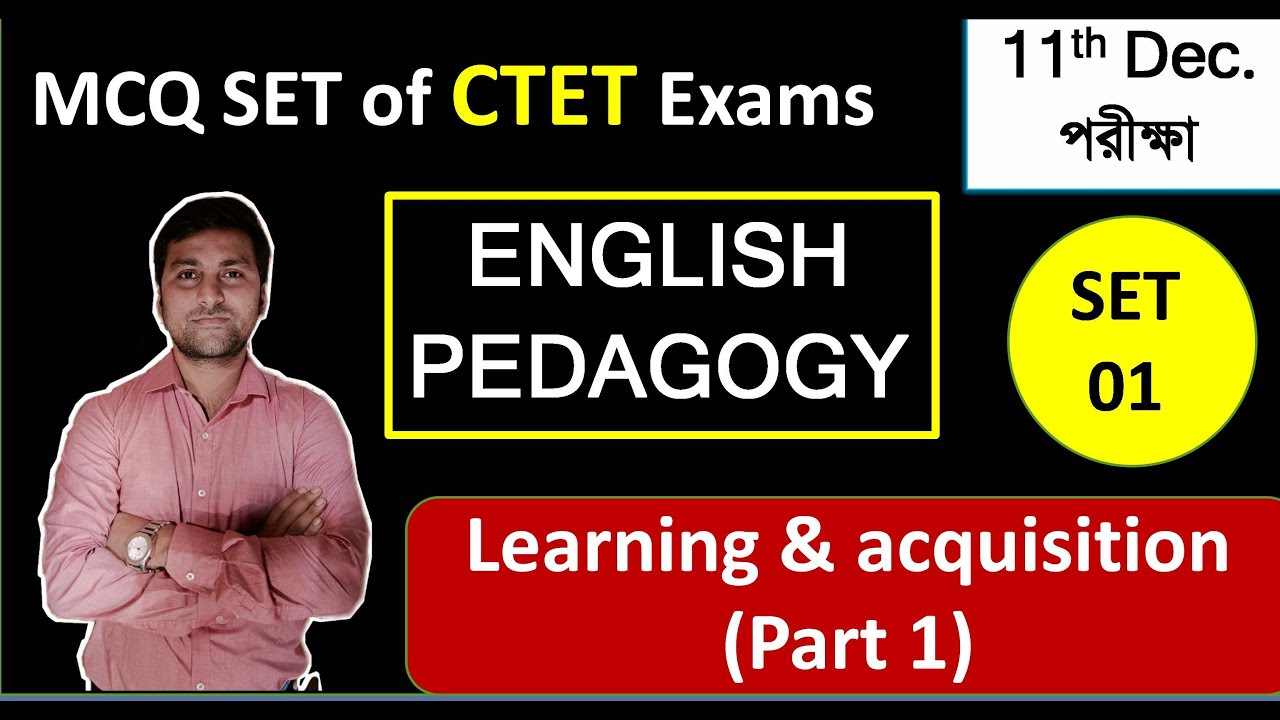 English Pedagogy CTET Papers | Language and Acquisition Part 1 | CTET ...