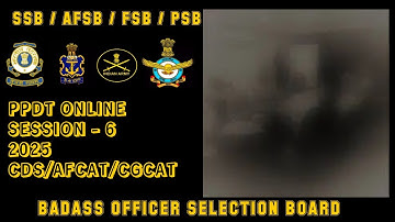 PPDT SESSION -6 /SSB/AFSB/FSB/PSB #ssb #icg #ssbinterview #cds #nda #afcat #ima #cgcat #indianarmy