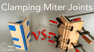 Gluing Up Miter Joints: Tape vs Clamps