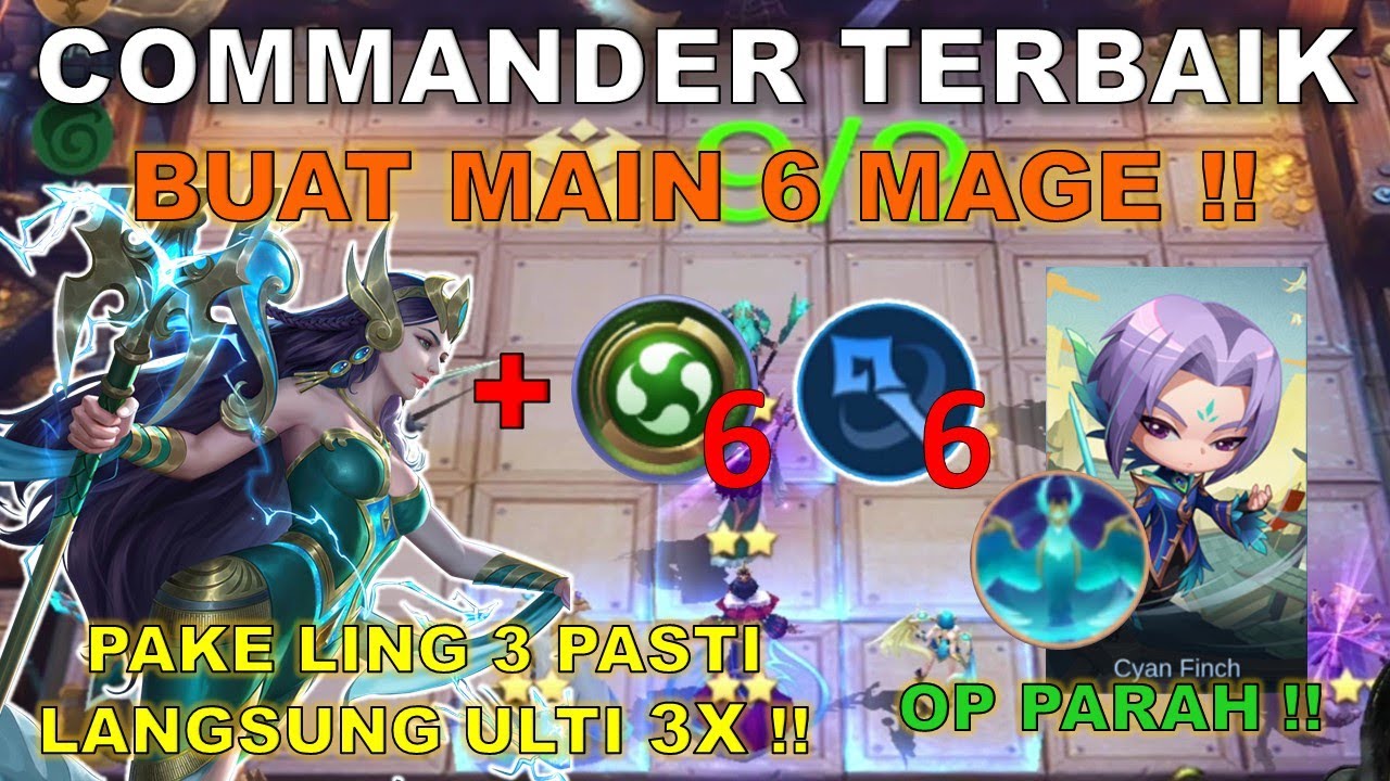 COMMANDER TERBAIK UNTUK MAIN COMBO MAGE !! LING 3 BIKIN KADITA
