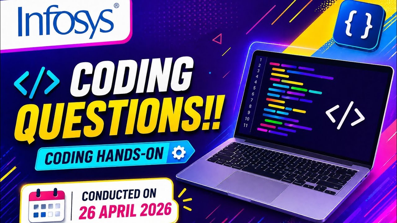 🔥 Infosys Coding Questions 2026 | Coding Hands-On Round | Conducted on ...