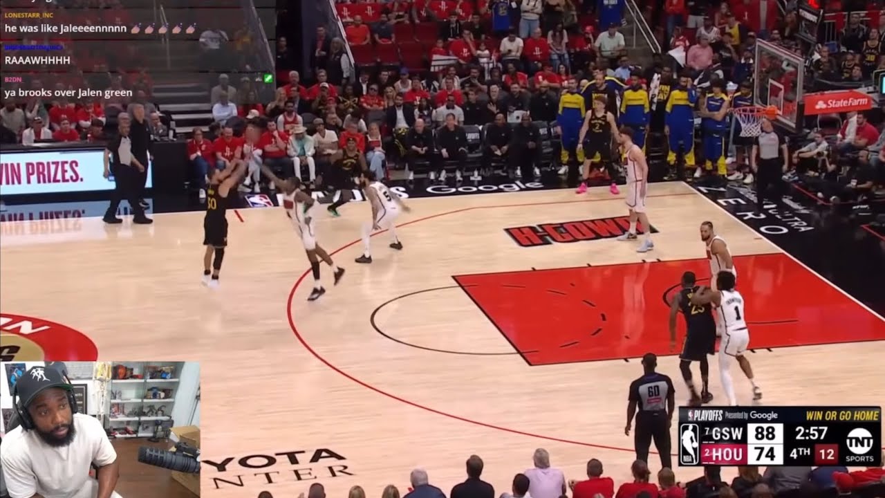 CashNasty Reacts To #7 WARRIORS at #2 ROCKETS | FULL GAME 7 HIGHLIGHTS | May 4, 2025